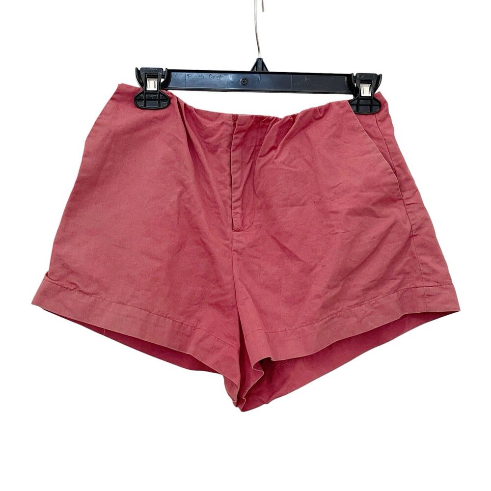Womens Kate Spade Saturday Chino Shorts Sz 2 High Waisted Linen Blend Preppy